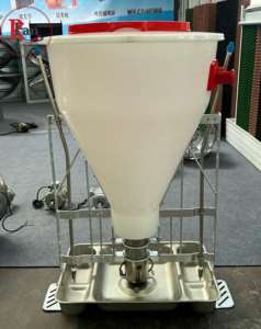 Attrezzatura per Allevamento Suini, Nuovi Mangiatoie Automatiche in PVC Regolabili per Suini in Svezzamento - Product Image 3