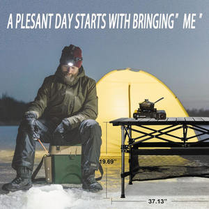 Multi-Use <b>Folding</b> <b>Table</b> Ideal for Outdoor Adventures and Indoor Projects - Product Image 3