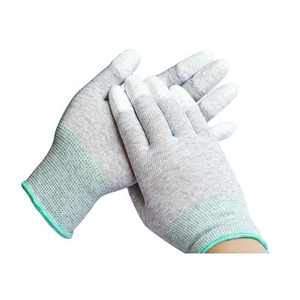 Guantes Antiestáticos Marca LEENOL, Guantes <span class=keywords><strong>ESD</strong></span> con Ajuste al Dedo, Guantes con Logotipo en la Palma - Product Image 4