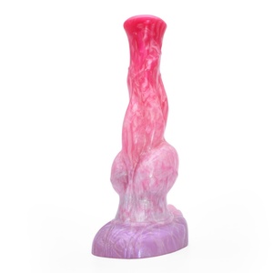 NNSX - Dildos y Tapones Anales de Silicona al por Mayor para Mujeres en Tres Tamaños, Diseño Dragón de Fuego y Bruja Melocotón, Dildos Largos, Juguetes Sexuales - Product Image 2