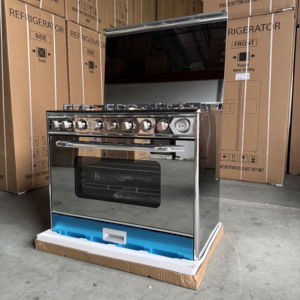 High End Multifunctional 6-gas Gas Stove <b>Oven</b> for Foreign Trade Export, Upright Stainless Steel 6gas Burner Upright Stove <b>Oven</b> I - Product Image 1