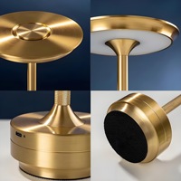 Lampe de table LED UFO populaire transfrontalière haut de gamme avec contrôle tactile, protection oculaire, chargement USB Type-C, veilleuse pour bar et café