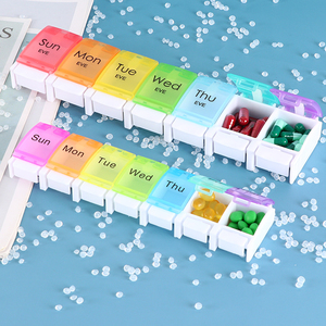 Sunshing vitamin tổ chức <span class=keywords><strong>7</strong></span> Ngày Hàng Tuần <span class=keywords><strong>Pill</strong></span> trường hợp Dispenser y học tổ chức ngày đêm container <span class=keywords><strong>7</strong></span> vitamin trường hợp <span class=keywords><strong>Pill</strong></span> Cutter - Product Image 5