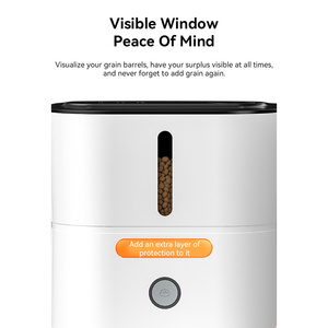 Alimentador automático para mascotas con capacidad de 3L Versión básica Nuevo diseño Control de aplicación móvil Cuencos para gatos de acero inoxidable Alimentado por carga - Product Image 4