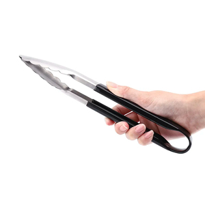 Ensemble de pinces de cuisine en acier inoxydable avec embouts en silicone pour ustensiles de cuisson antiadhésifs, pinces de barbecue élégantes et robustes - Product Image 3