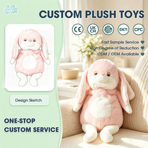 Peluche Coniglietto Morbido Personalizzabile per Souvenir e Vendita al Dettaglio - Product Image 1