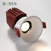 Spot encastré LED COB réglable 25W à faible indice UGR pour projets hôteliers