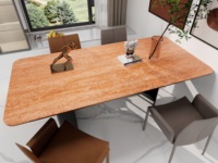 Revêtement de sol en pierre frittée de luxe, carrelage personnalisé antidérapant, dalle de roche, finition mate, panneaux en porcelaine, garantie 5 ans