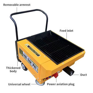 Elektromotor Motors ch raube Beton pumpe Kleine Feinstein mörtel Struktur säulen pumpe 10m Vertikale Konstruktion - Product Image 1