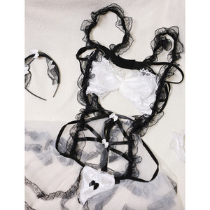 Moments intimes sexy, vêtements de nuit haut de gamme, lingerie coquine et séduisante, lingerie féminine de style abstinence, érotique - Product Image 4