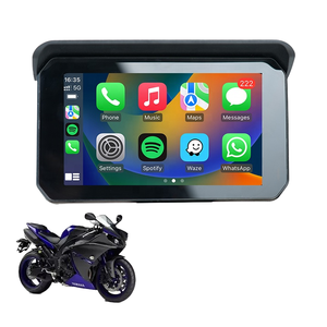 6.86 Inch Motorcycle Touch Screen Smart <strong>Player</strong> <strong>Recorder</strong> Carplay Wireless Monitor GPS Navigation Display for Android BT - Product Image 1