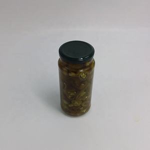 Comida vegana enlatada <span class=keywords><strong>verde</strong></span>, jalapenos, pimientos rojos asados - Product Image 2