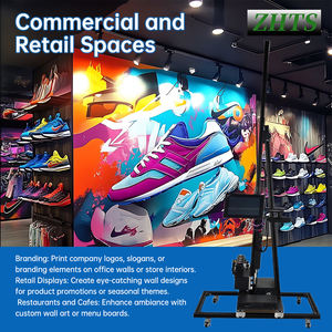 고효율 자동 XP600/DX7 프린트 헤드 월 UV 잉크젯 프린터 새로운 수직 컬러 드로잉 머신 1 년 보증 플렉스 - Product Image 5