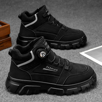 Nouvelles Bottes Décontractées pour Hommes 2026 à Livraison Rapide, Style Urbain, Plateforme, Cadran Tan, Confortables et Tendance pour la Marche
