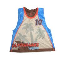 Singlets réversibles de crosse en polyester à séchage rapide crosse Pinny Woman Racerback