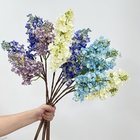 Faux faux vrai toucher en plastique lilas artificielle fleurs de mariage ornements plantes réaliste en gros table centre de table décoration