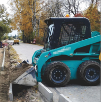SWL2830 2.8T Skid Steer Loader 0.4m³ Kompak untuk Penanganan Material Industri