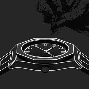 Reloj de Pulsera de Cuarzo Octogonal de Silicona con Diseño Único para Hombre, con Logotipo Personalizado, Resistente al Agua, Deportivo, de Policarbonato, Moderno - Product Image 4