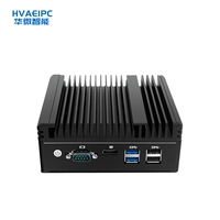 Ordinateur embarqué HVAEIPC 2.5G 6 ports Intel N100/N150 I5/I7 256 Mo de RAM Fabriqué à Guangdong En stock