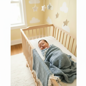 100% algodón 4 capas de muselina manta de bebé antibacteriana de doble cara tejida ecológica de secado rápido de refrigeración de doble cara hecha de pavo - Product Image 1