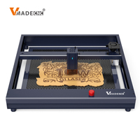 Máquina de Grabado Láser Portátil de Escritorio Pequeña de Bambú, Silicona, Goma y Cerámica de 5.5W, 10W, 20W, Mini Grabador Láser Xtool