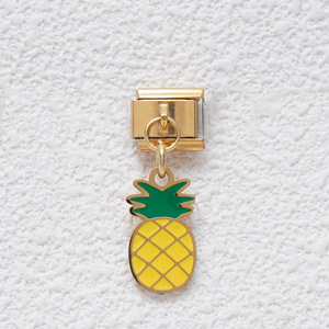 DIY Stainless Steel Modular Charm Bracelet Fruits Plants Pendant Unisex Jewelry Accessory - Product Image 4