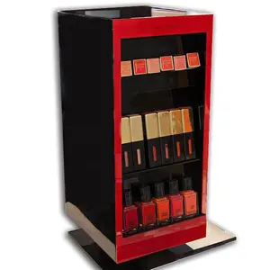 Nieuwste Ontwerp Merk Producten Aangepaste Draaien Acrylicacrylic Lipstick Display Voor Merk Reclame Producten