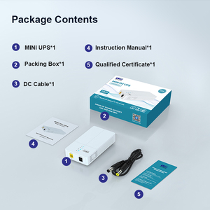 WGP 벽걸이 형 미니 <span class=keywords><strong>UPS</strong></span> Dc 12v 휴대용 라우터 업 미니 배터리 WGP 도매 12V 2A 와이파이 라우터 용 미니 업 - Product Image 6