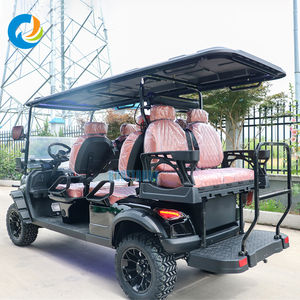 Robetaa CE-goedgekeurde groothandel getinte golfkar met 6 zitplaatsen en opklapbare voorruit - Product Image 5