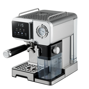Cafetera <span class=keywords><strong>Express</strong></span> Professional Cappuccino Coffee Maker Máquina de café expreso Italiano de doble caldera con tanque de leche incorporado - Product Image 5