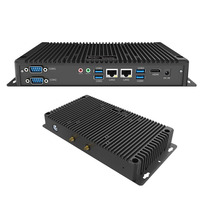 Mini PC industrial sin ventilador Intel I5/i7 8GB RAM 128GB SSD Windows 11 computadora de escritorio para oficina y uso integrado