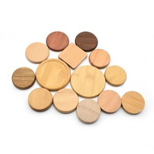 Abridor de Botellas de Cerveza Redondo de Madera al por Mayor, Imán para Refrigerador, para Regalo de Boda - Product Image 2