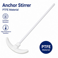 Pala mezcladora sanitaria de PTFE sin raspadores y de fácil limpieza para gel y ungüento médico