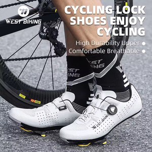 <span class=keywords><strong>Scarpe</strong></span> <span class=keywords><strong>da</strong></span> Ciclismo Professionali con Aggancio WEST BIKING per Uomo - Traspiranti e Resistenti, Invernali <span class=keywords><strong>da</strong></span> Strada e <span class=keywords><strong>MTB</strong></span> - Product Image 1