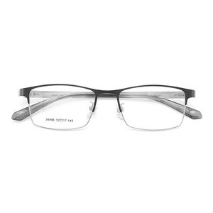 Lunettes de vue rectangulaires pour hommes Danyang, monture intégrale en alliage, 34996, verres en résine antidérapants, design pour petits visages - Product Image 1