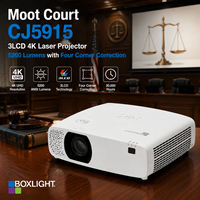 Projecteur laser 4K 3LCD Moot Court CJ5915 5200 lumens avec gestion réseau