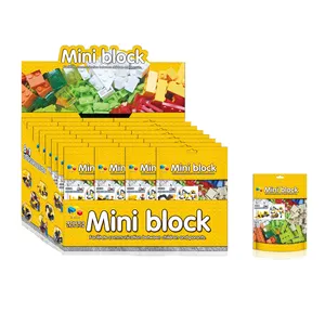 32ITEMS MIX ABSプラスチックタイプと建設玩具スタイルビルディングブロック玩具