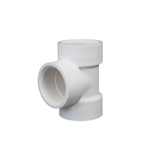 <span class=keywords><strong>Té</strong></span> en <span class=keywords><strong>PVC</strong></span> à filetage <span class=keywords><strong>femelle</strong></span> BSP personnalisé-4/6/8 Raccord de tuyau d'eau de diamètre égal Raccords de tuyau en <span class=keywords><strong>té</strong></span> en <span class=keywords><strong>PVC</strong></span> de 3 pouces - Product Image 3