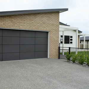 Portes de <span class=keywords><strong>garage</strong></span> en panneaux composites isolés Alucobond, surface finie pour application en entrepôt, porte basculante - Product Image 5