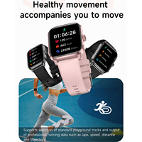 Montre connectée de haute qualité, ultra-fine (9 mm), moniteur de fréquence cardiaque et de pression artérielle, appels Bluetooth, GPS, charge sans fil, étanche IP68, 290 mAh
