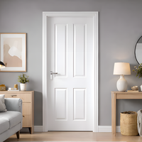 Porte moderne en polymère Chantadoor avec isolation acoustique, surface finie pour salon, chambre, hôtel et villa