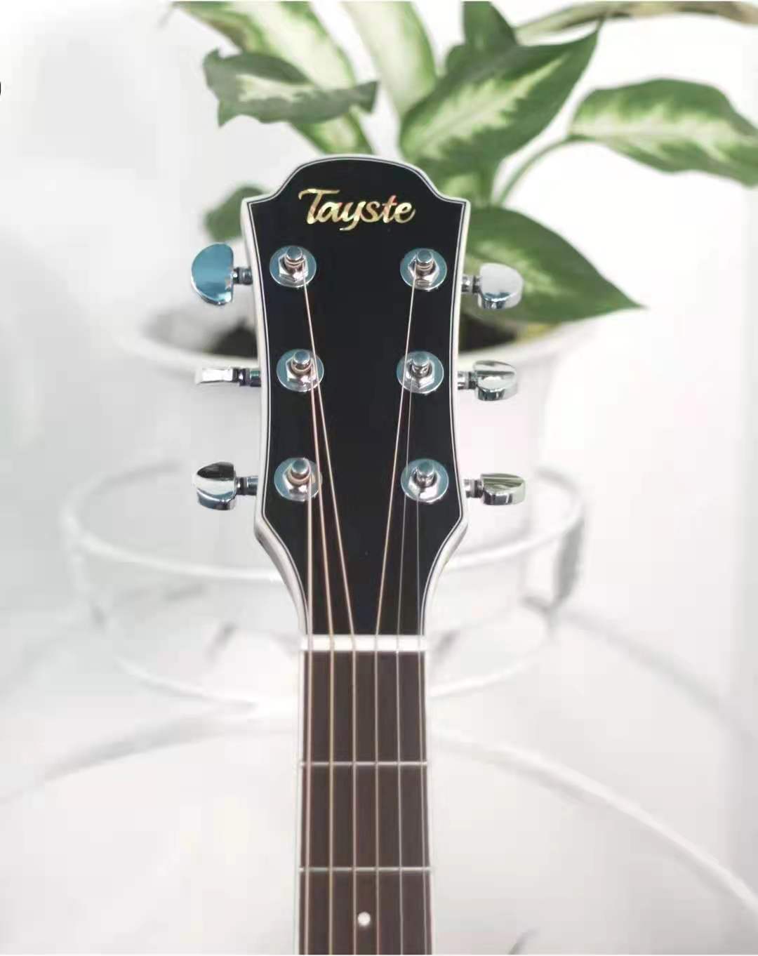 アコギ tayste Tayste 41 Inch Wooden Acoustic Guitar with Die Cast Keys