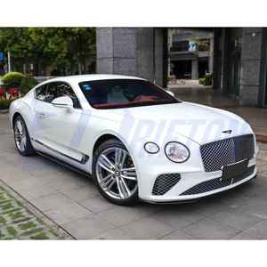 Labio delantero para Bentley Continental GT GTC 2018-Actualización de fibra de carbono seca de estilo de velocidad 2024 - Product Image 4