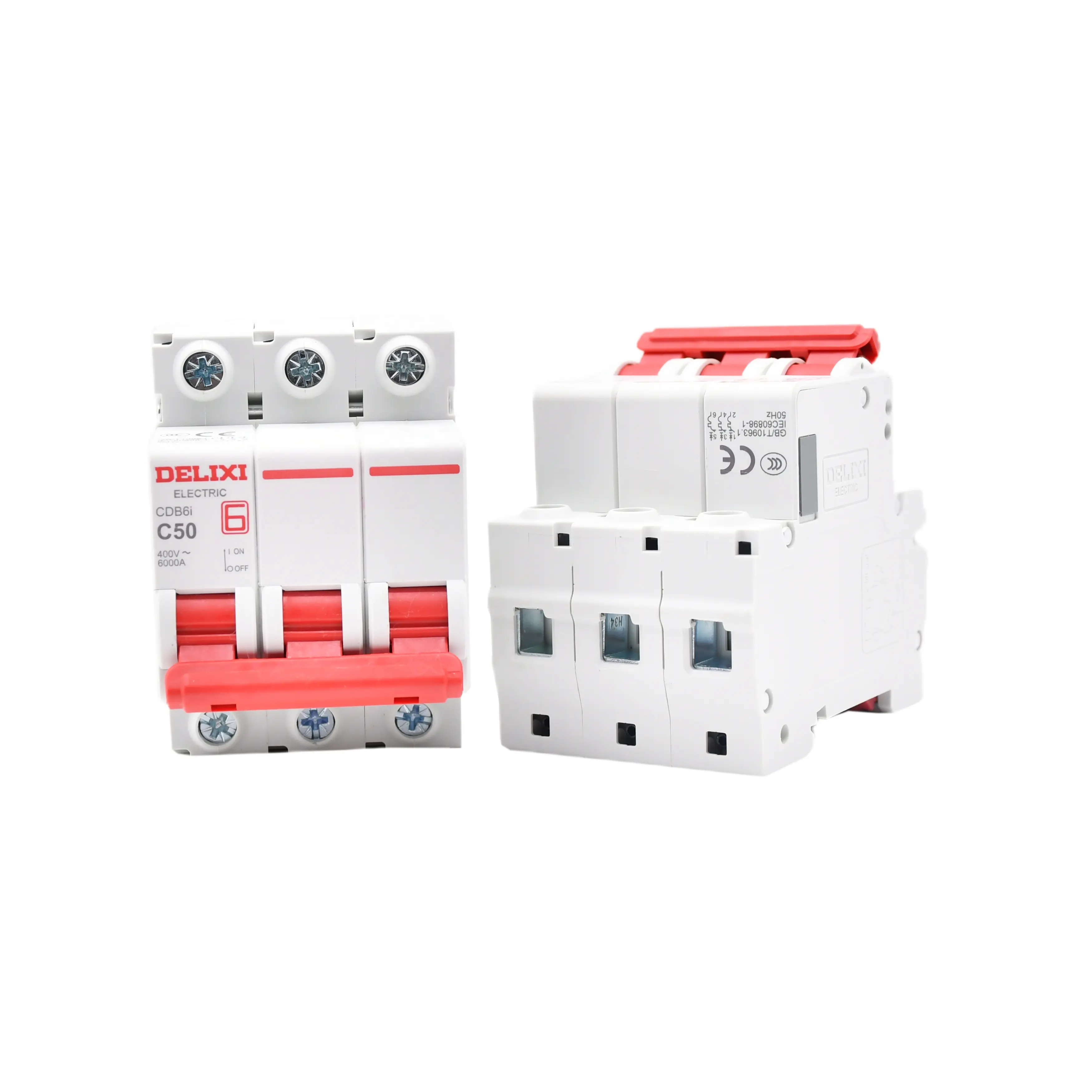 DELIXI mini breaker CDB6i 6000a electrical supplies breaker 400V 3Pole rcd mcb miniature circuit breaker