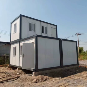 Maison conteneur préfabriquée modulaire 20ft 40ft avec panneaux solaires, solution de vie autonome hors réseau, prix personnalisé bas - Product Image 5