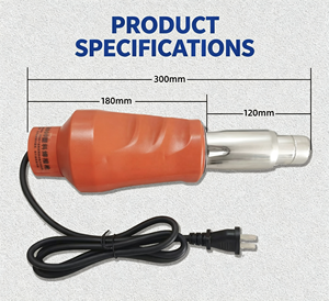 Pistolet de soudage de géomembrane en promotion, soudeuse par extrusion 2000 EX3 EX2, chaussures/buses de soudage, équipement de test, pièces de rechange - Product Image 5