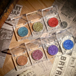 อายแชโดว์เดี่ยวสีเขียวประกายเพชรโฮโลแกรมเปลี่ยนสีได้ กลิตเตอร์วีแกนเม็ด<span class=keywords><strong>สี</strong></span>แน่น สำหรับแต่งตา - Product Image 5