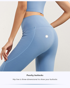 G Top-XY162 Mode Hochwertige Frauen Yoga Hosen Leggings Workout Ys <span class=keywords><strong>Woga</strong></span> Hosen Leggingith Pockets1 Yoga Wandern Laufhose - Product Image 3