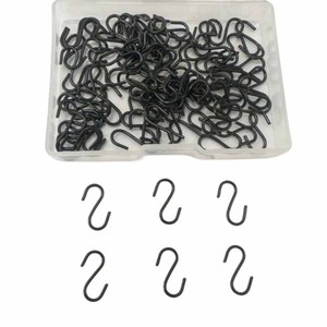 100Pcs <span class=keywords><strong>Mini</strong></span> S Móc Kết Nối Kim Loại S-Hình Dây Móc Móc Với Hộp Lưu Trữ Cho <span class=keywords><strong>DIY</strong></span> Thủ Công Mỹ Nghệ 14*9Mm - Product Image 5