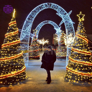 Creative Waterproof <b>LED</b> Christmas <b>Tree</b> <b>Light</b> Holiday Landscape for Garden Plaza Park Mall Street Festival Display for Sale - Product Image 1